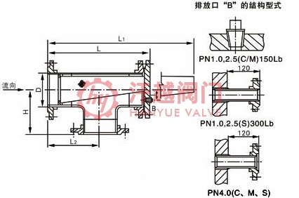 ST14S正折流式T型過濾器